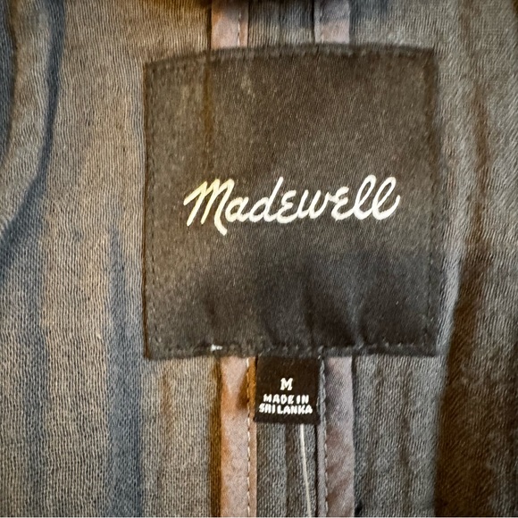 Madewell Lightspun Dorset Blazer- Color Coal. Size Medium‎ - Picture 7 of 13